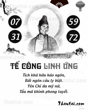 TẾ CÔNG LINH ỨNG 25/06/2023