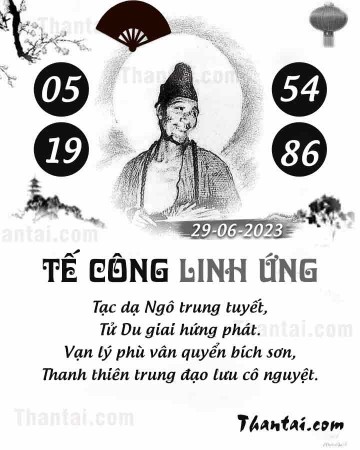 TẾ CÔNG LINH ỨNG 29/06/2023