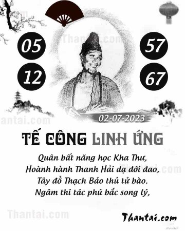 TẾ CÔNG LINH ỨNG 02/07/2023