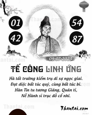 TẾ CÔNG LINH ỨNG 09/07/2023