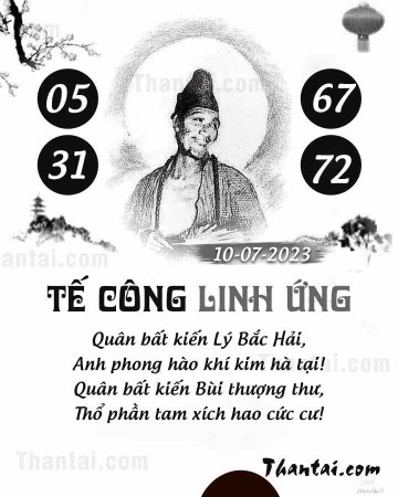 TẾ CÔNG LINH ỨNG 10/07/2023