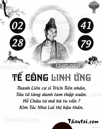 TẾ CÔNG LINH ỨNG 12/07/2023