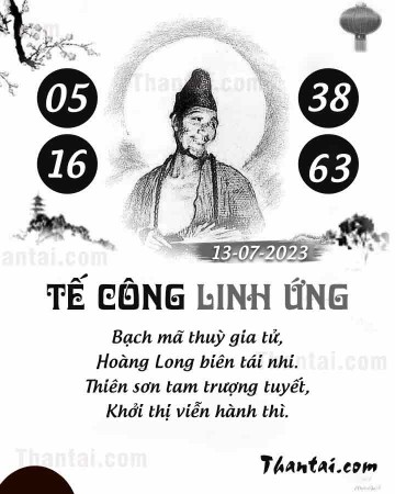 TẾ CÔNG LINH ỨNG 13/07/2023