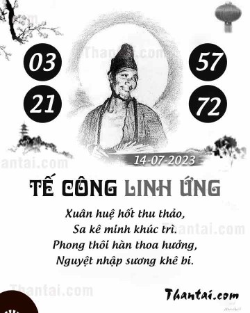 TẾ CÔNG LINH ỨNG 14/07/2023