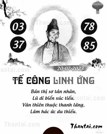 TẾ CÔNG LINH ỨNG 20/07/2023