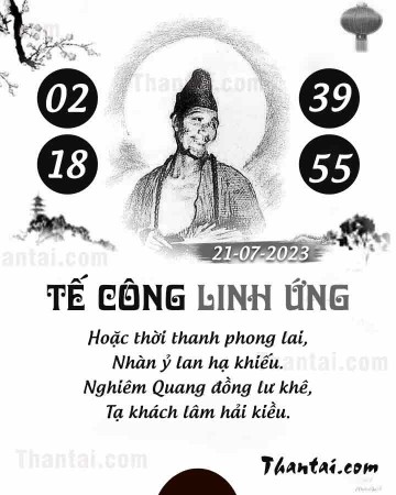 TẾ CÔNG LINH ỨNG 21/07/2023