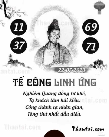 TẾ CÔNG LINH ỨNG 22/07/2023