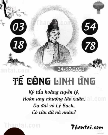 TẾ CÔNG LINH ỨNG 24/07/2023