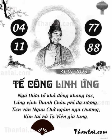 TẾ CÔNG LINH ỨNG 31/07/2023