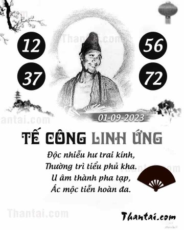 TẾ CÔNG LINH ỨNG 01/09/2023