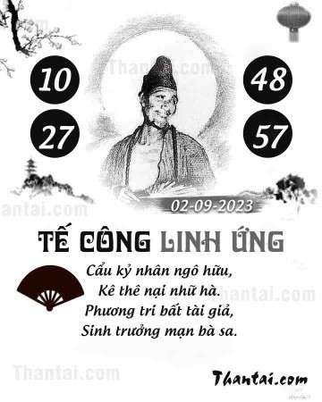 TẾ CÔNG LINH ỨNG 02/09/2023