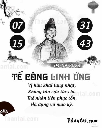 TẾ CÔNG LINH ỨNG 04/09/2023