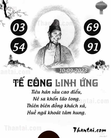 TẾ CÔNG LINH ỨNG 10/09/2023