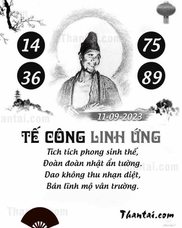 TẾ CÔNG LINH ỨNG 11/09/2023