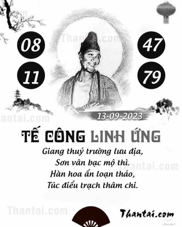 TẾ CÔNG LINH ỨNG 13/09/2023