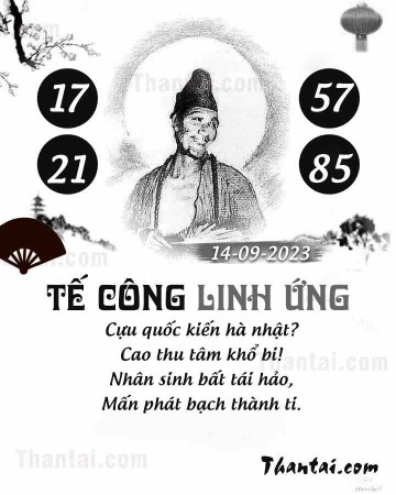 TẾ CÔNG LINH ỨNG 14/09/2023