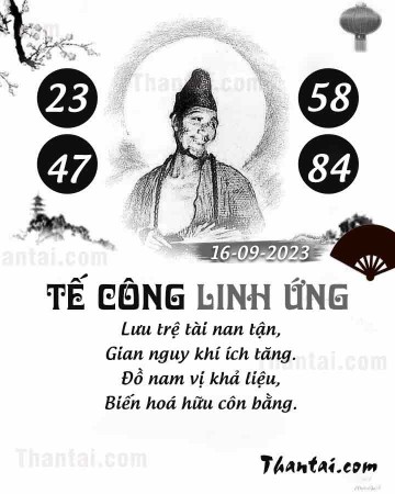 TẾ CÔNG LINH ỨNG 16/09/2023