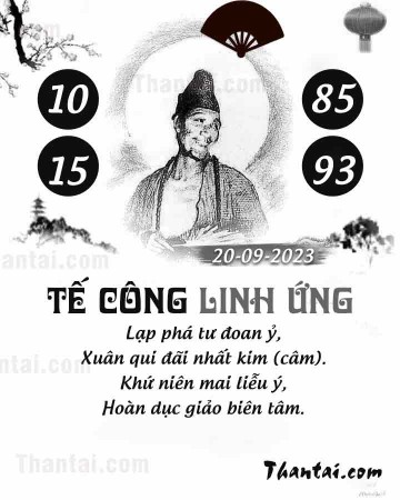 TẾ CÔNG LINH ỨNG 20/09/2023