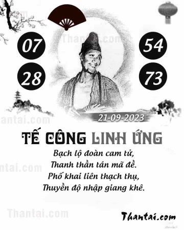 TẾ CÔNG LINH ỨNG 21/09/2023