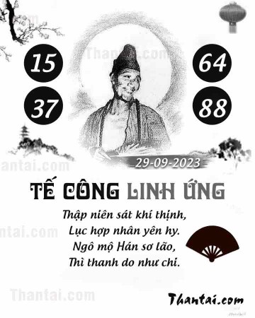 TẾ CÔNG LINH ỨNG 29/09/2023