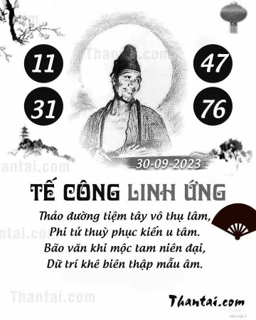 TẾ CÔNG LINH ỨNG 30/09/2023