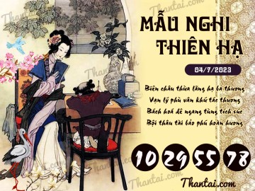 Mẫu Nghi Thiên Hạ 04/07/2023