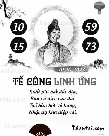 TẾ CÔNG LINH ỨNG 10/10/2023