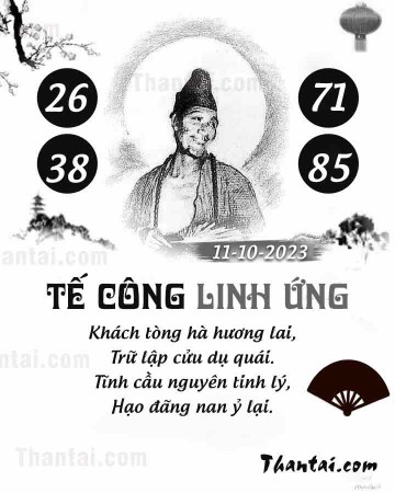 TẾ CÔNG LINH ỨNG 11/10/2023