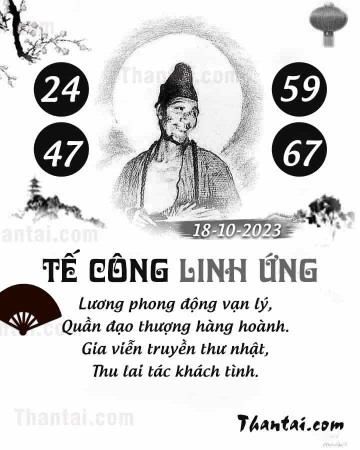 TẾ CÔNG LINH ỨNG 18/10/2023