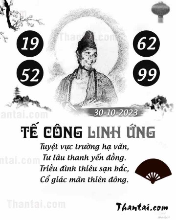 TẾ CÔNG LINH ỨNG 30/10/2023