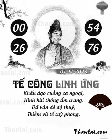 TẾ CÔNG LINH ỨNG 01/11/2023