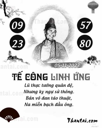 TẾ CÔNG LINH ỨNG 05/11/2023