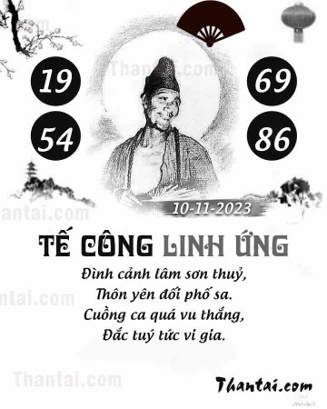 TẾ CÔNG LINH ỨNG 10/11/2023