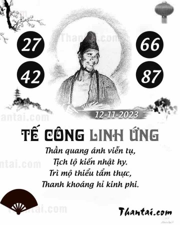 TẾ CÔNG LINH ỨNG 12/11/2023