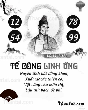 TẾ CÔNG LINH ỨNG 14/11/2023