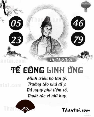 TẾ CÔNG LINH ỨNG 15/11/2023