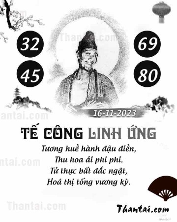 TẾ CÔNG LINH ỨNG 16/11/2023