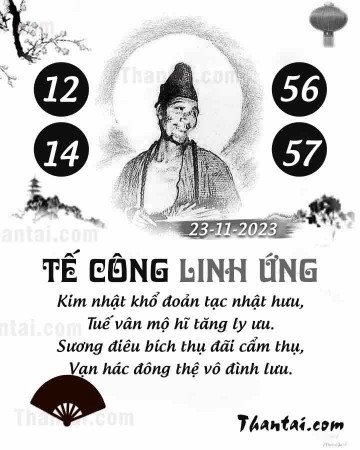 TẾ CÔNG LINH ỨNG 23/11/2023