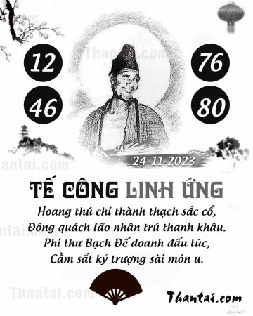 TẾ CÔNG LINH ỨNG 24/11/2023