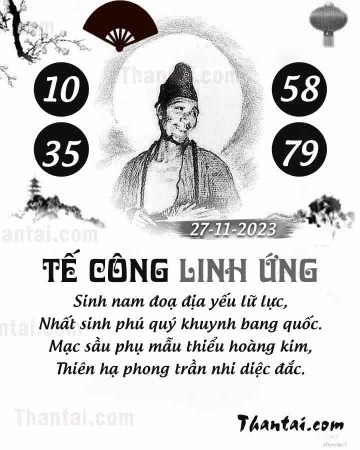 TẾ CÔNG LINH ỨNG 27/11/2023