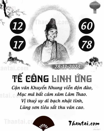 TẾ CÔNG LINH ỨNG 28/11/2023