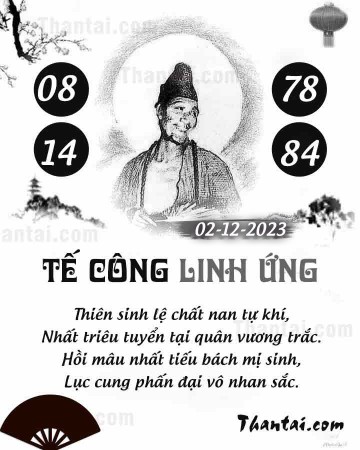 TẾ CÔNG LINH ỨNG 02/12/2023