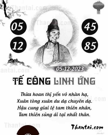 TẾ CÔNG LINH ỨNG 05/12/2023