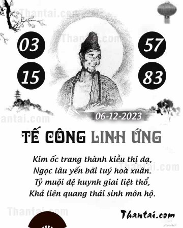 TẾ CÔNG LINH ỨNG 06/12/2023