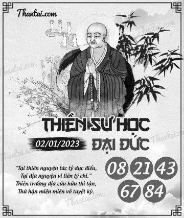 THIỀN SƯ HỌC ĐẠI ĐỨC 02/01/2023