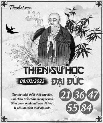 THIỀN SƯ HỌC ĐẠI ĐỨC 08/01/2023