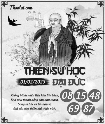 THIỀN SƯ HỌC ĐẠI ĐỨC 01/02/2023