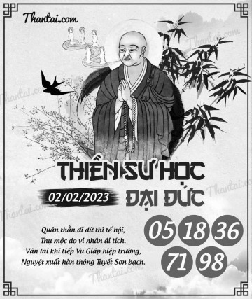 THIỀN SƯ HỌC ĐẠI ĐỨC 02/02/2023