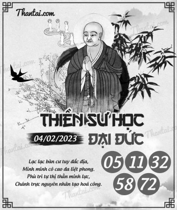 THIỀN SƯ HỌC ĐẠI ĐỨC 04/02/2023