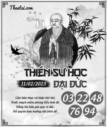 THIỀN SƯ HỌC ĐẠI ĐỨC 11/02/2023